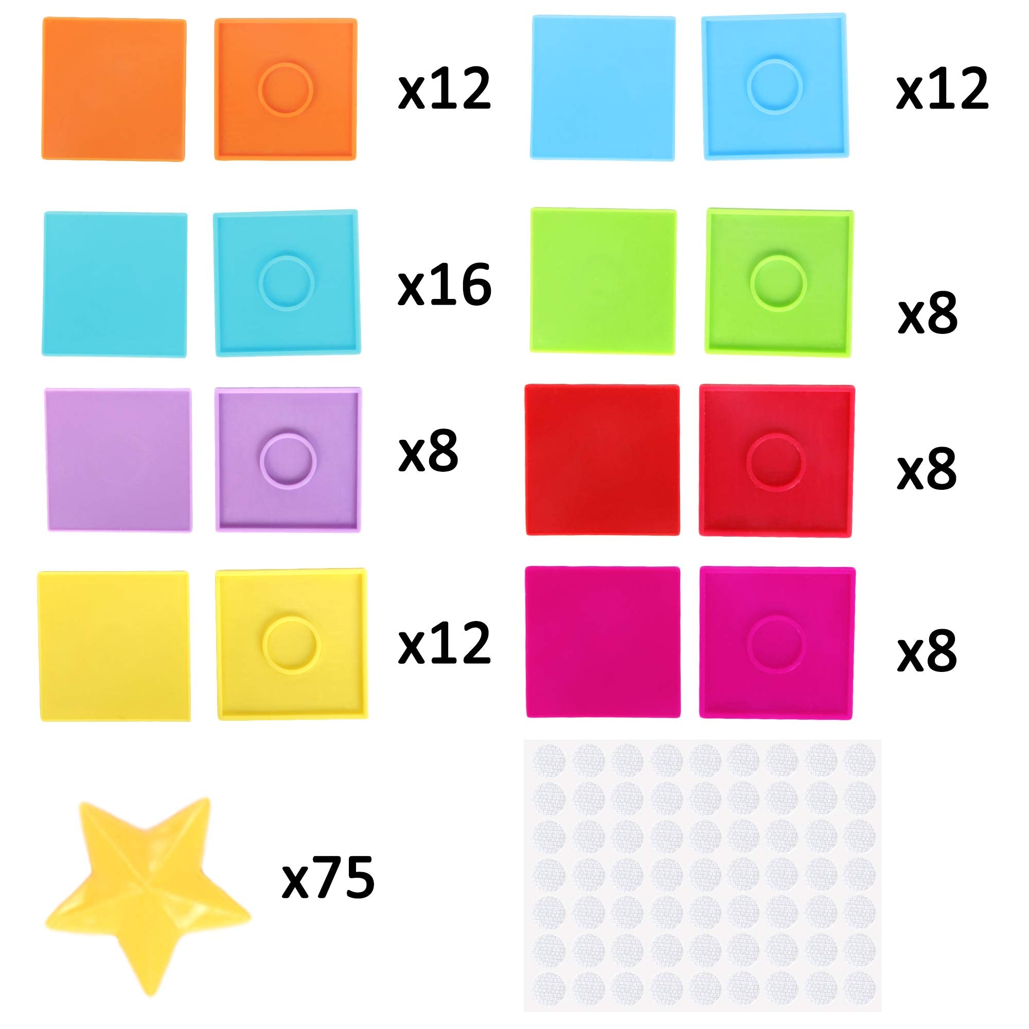 Youngever Reward Chart, Responsibility Chart, Magnetic Chore Chart, Way to Go Behavior Chart for Kids with 75 Behavioral Chores, 17.5 x 13.5 Inch