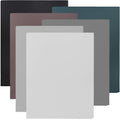 Youngever 6 Pack Heavy Duty Plastic Two Pocket Folders, Heavy Duty Plastic 2 Pocket Folder