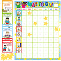 Youngever Reward Chart, Responsibility Chart, Magnetic Chore Chart, Way to Go Behavior Chart for Kids with 75 Behavioral Chores, 17.5 x 13.5 Inch