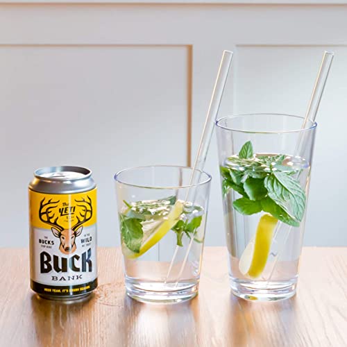 Youngever 8 Pcs Bistro Premium Quality Plastic Drinking Tumblers, Plastic Glasses, Reusable Plastic Cups, Unbreakable Glasses, Drinking Glasses