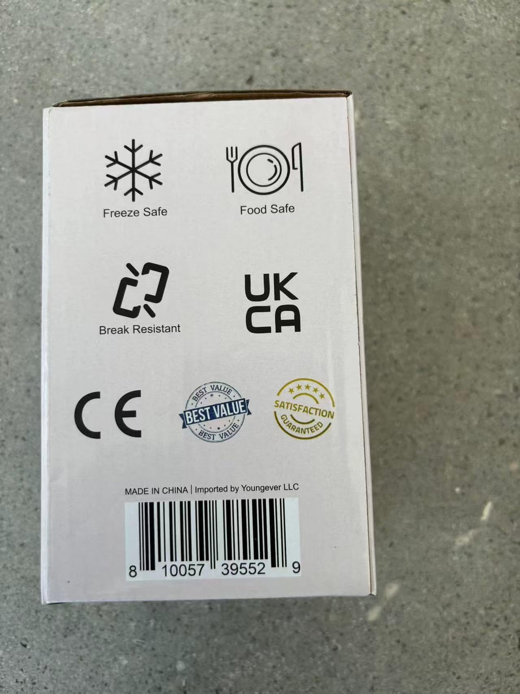 Youngever 7 Set Plastic Yogurt Cups with Dome Lids, Reusable Dessert and Parfait Cups, Spill and Leak Proof