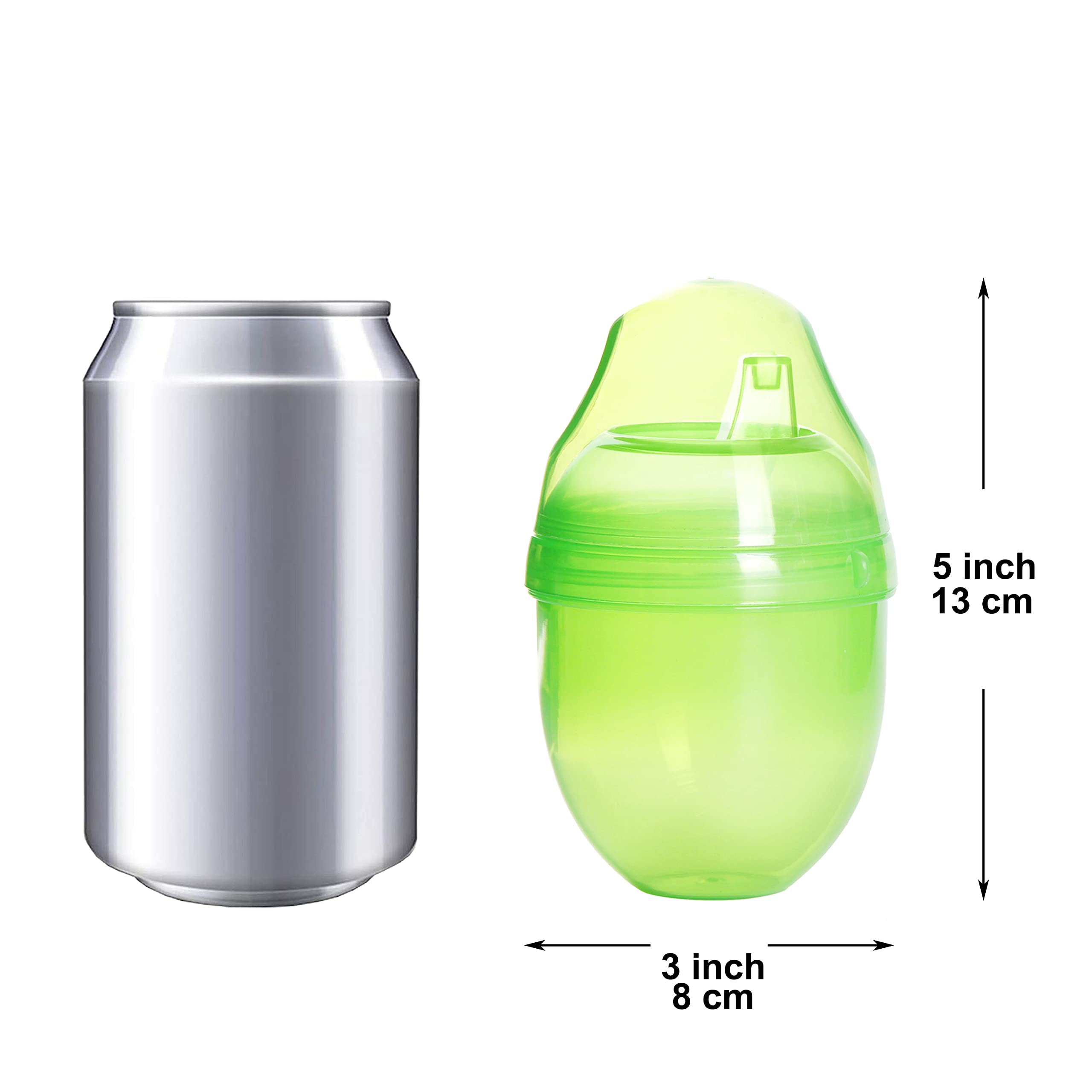 Youngever 9 Pack 7 Ounce Kids Sippy Cups - 9 Assorted Color Sippy Cups for Infant, Toddler