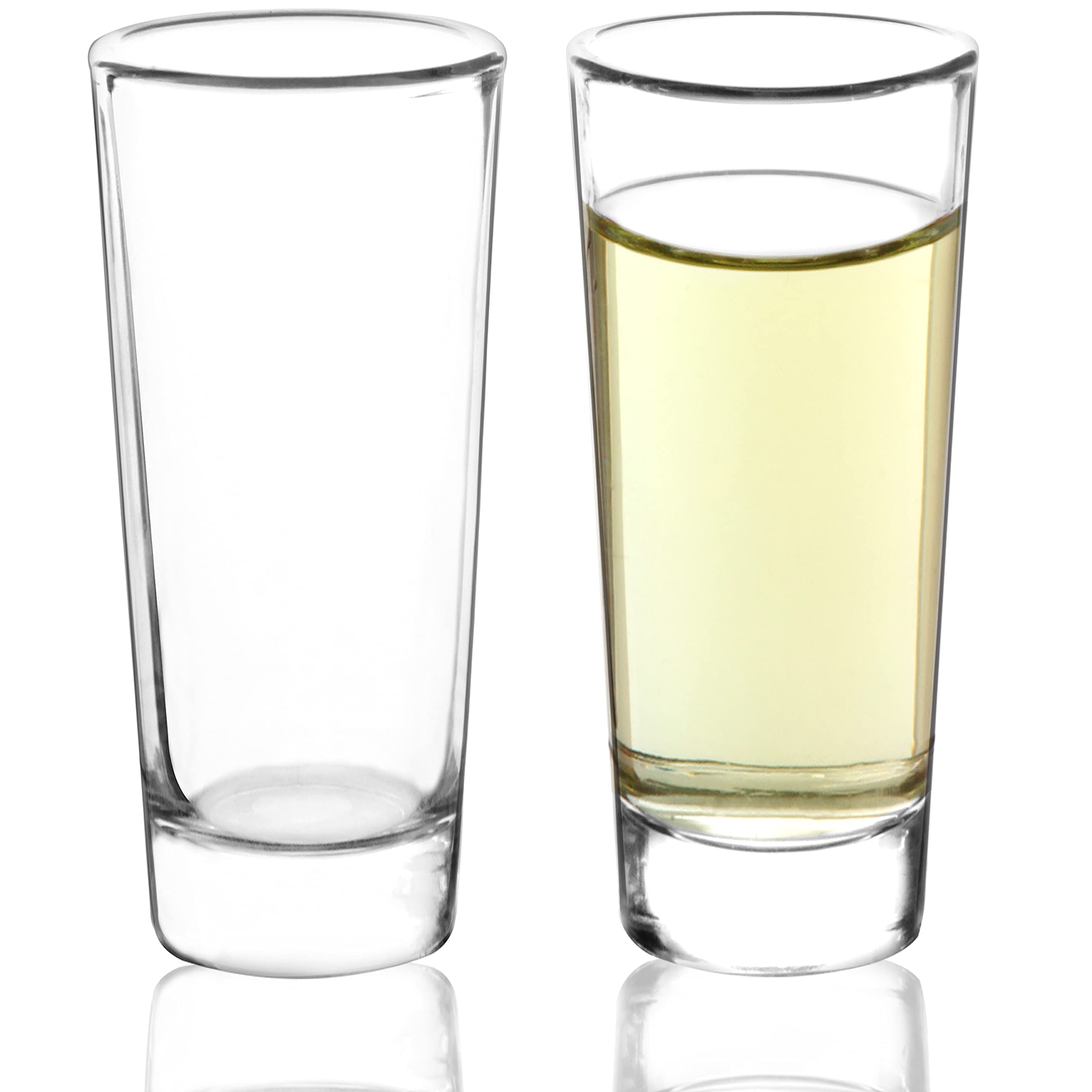 Youngever 8 Pack Shot Glass Set, Glass Shot, Clear Shot Glass