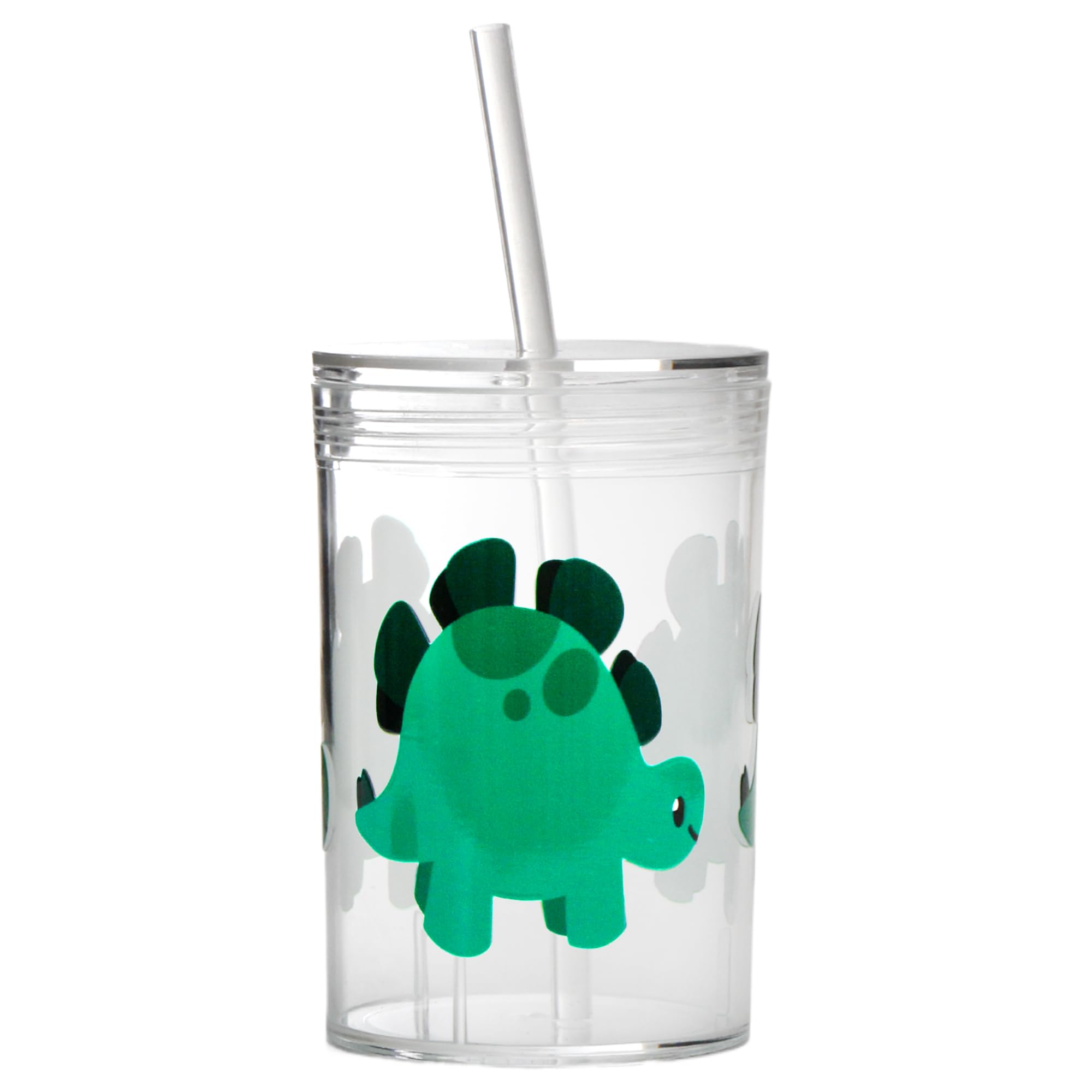 Youngever Tritan Kids Cup, Reusable 14 Ounce Tritan Water Cup with Lid and Straw, Unbreakable Kids Straw Cup