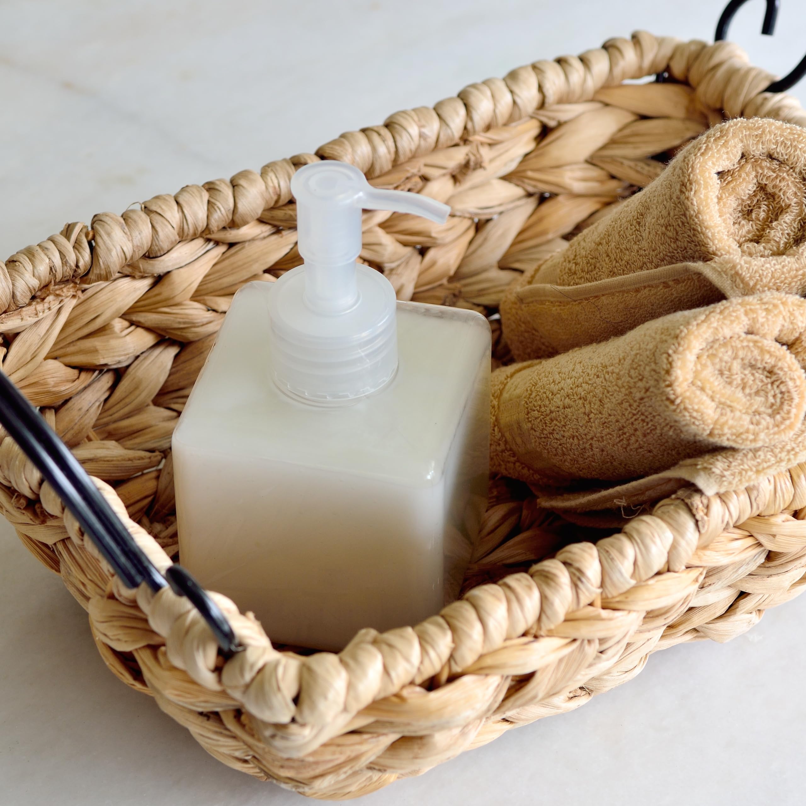 Youngever 5 Pack Clear Plastic Square Pump Bottles, Refillable Plastic Pump Bottles for Dispensing Lotions, Shampoos