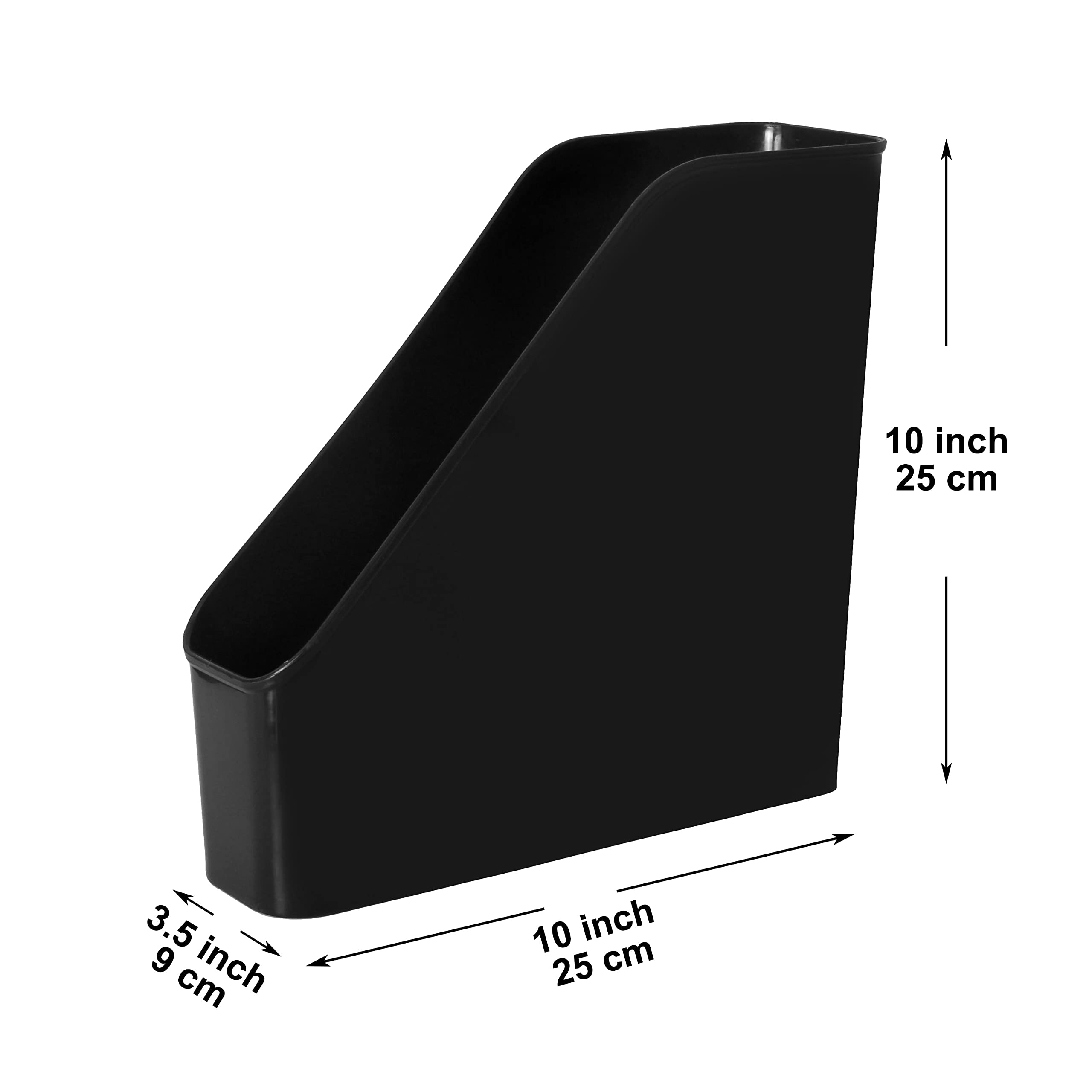 Youngever 3 Pack File Folder Bin Storage, Plastic File Folder Bin Organizer with Handle