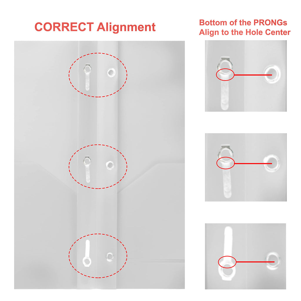 Youngever 6 Pack Heavy Duty Plastic Two Pocket Folders with 3 Prongs, Metal Prongs Fastener, Heavy Duty Plastic 2 Pocket Folder, in 6 Urban Colors