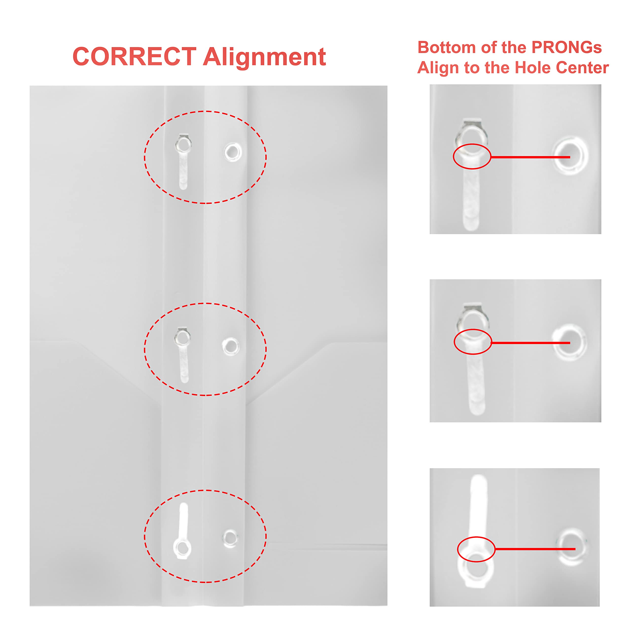 Youngever 6 Pack Heavy Duty Plastic Two Pocket Folders with 3 Prongs, Metal Prongs Fastener, Heavy Duty Plastic 2 Pocket Folder, in 6 Urban Colors