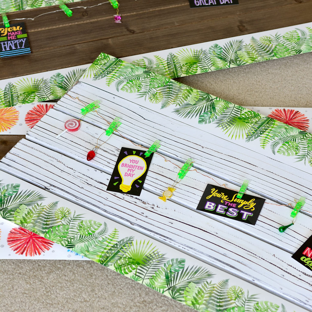 Youngever 52.5 ft Bulletin Board Borders for Classroom Decoration