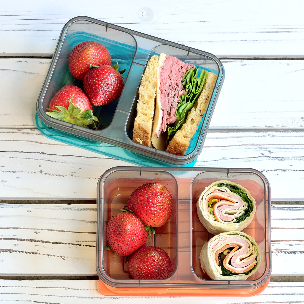 Youngever 9 Sets Bento Lunch Box, Meal Prep Containers, Reusable Plastic Food Storage Container Boxes