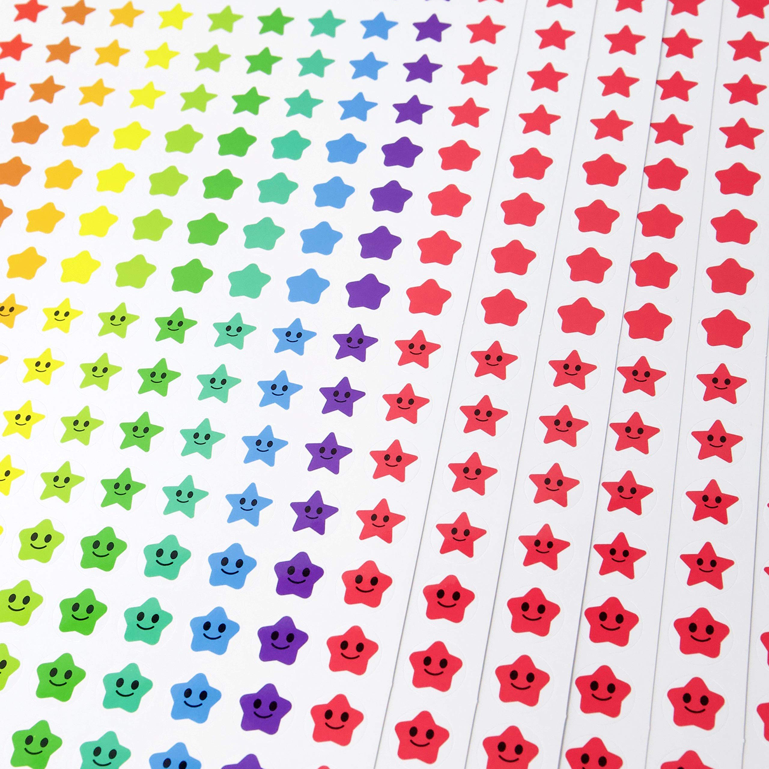 Youngever 17 Inch x 22 Inch Multi-Color Laminated Dry Erase Incentive Chart with Reward Stickers for Chore Responsibility, School Attendance, Homework Progress Tracking Chart