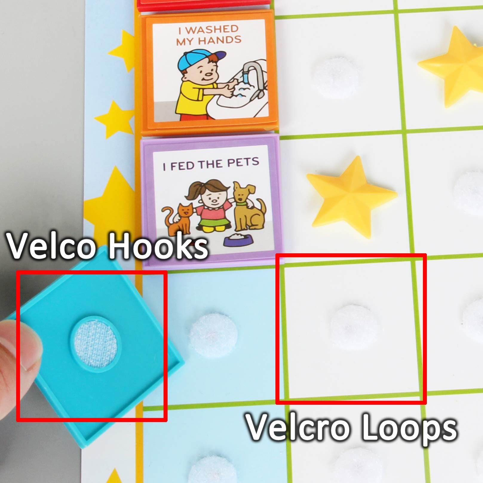 Youngever Reward Chart, Responsibility Chart, Magnetic Chore Chart, Way to Go Behavior Chart for Kids with 75 Behavioral Chores, 17.5 x 13.5 Inch