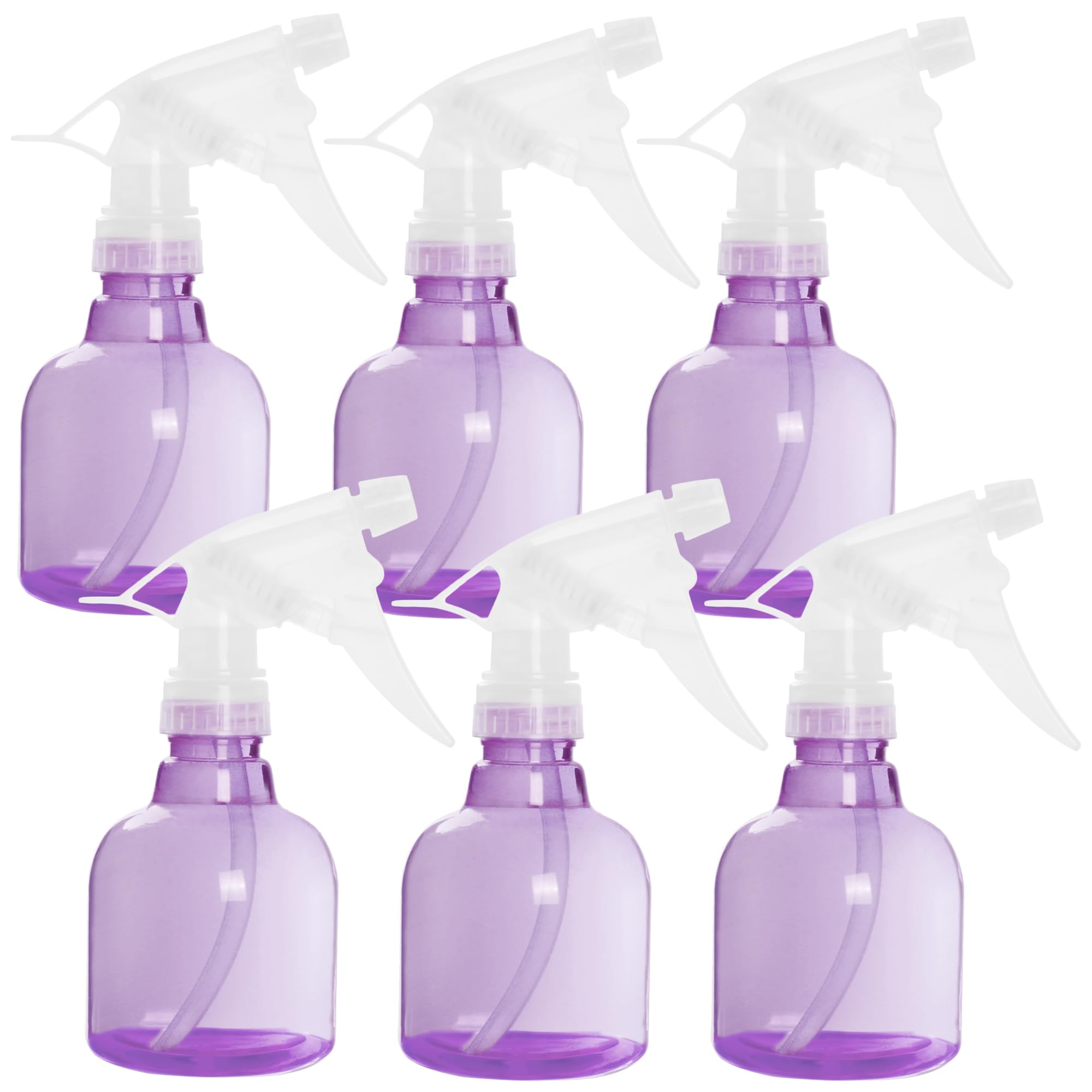 Youngever 6 Pack 12 Ounce Empty Plastic Spray Bottles