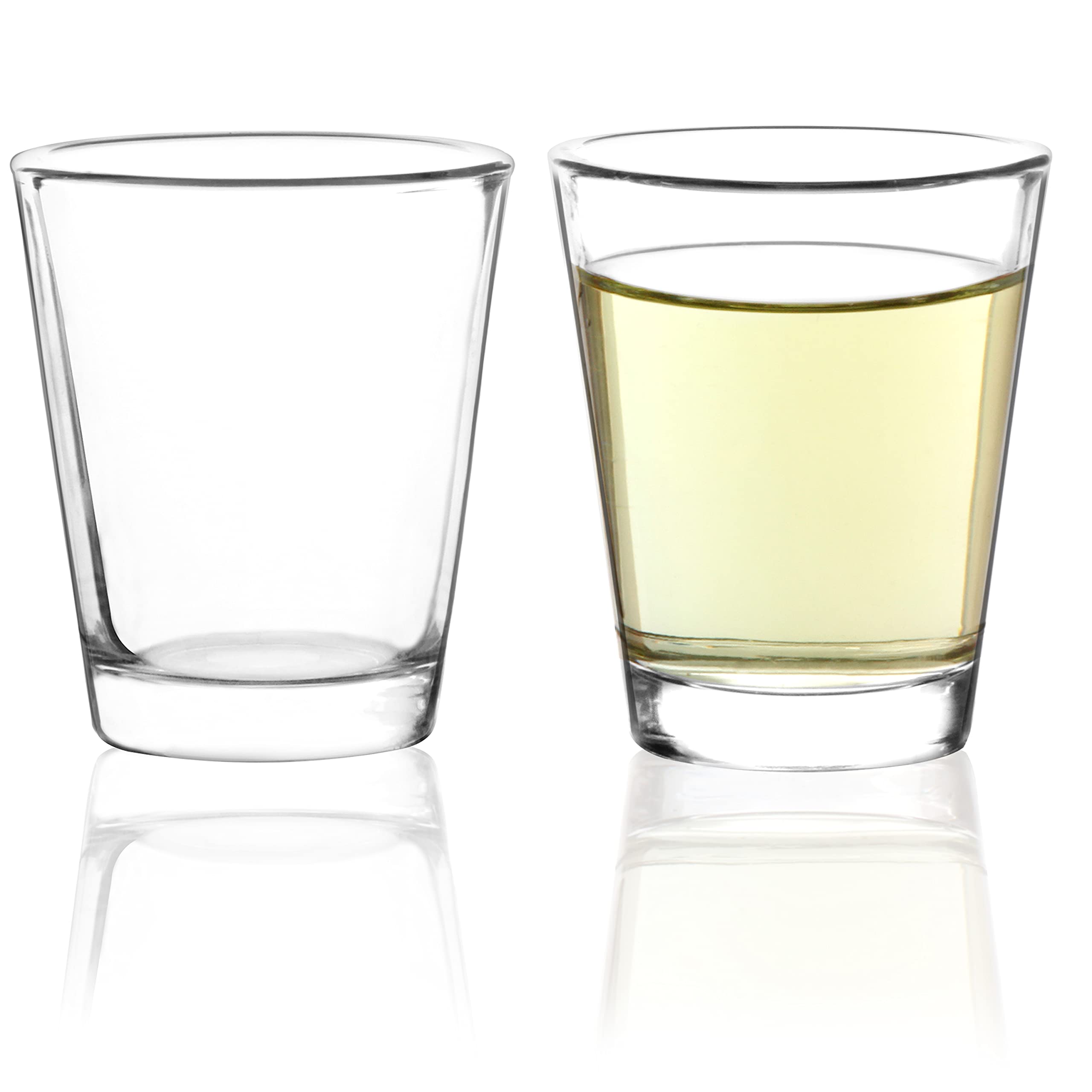 Youngever 8 Pack Shot Glass Set, Glass Shot, Clear Shot Glass