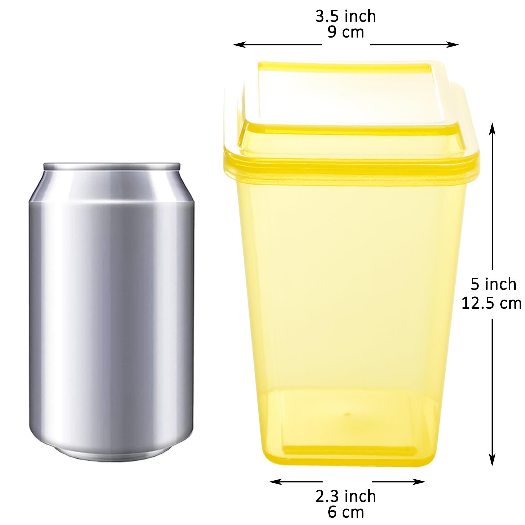 Youngever 7 Sets Plastic Parfait Cups, Reusable Plastic Dessert Cups with Lids and Inserts, Reusable Plastic Yogurt Cups with Inserts, Spill and Leak Proof