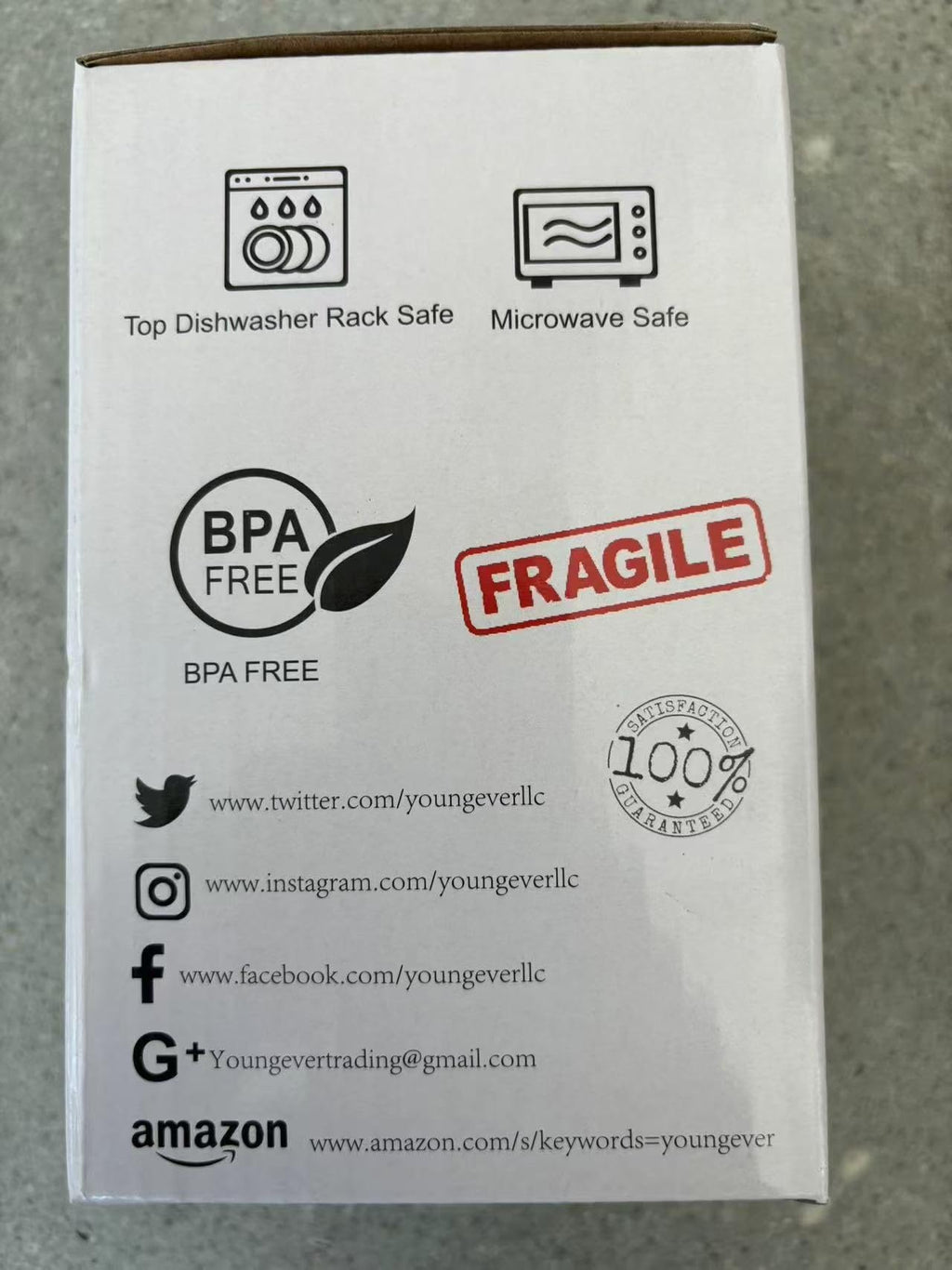 Youngever 7 Set Plastic Yogurt Cups with Dome Lids, Reusable Dessert and Parfait Cups, Spill and Leak Proof