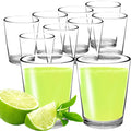 Youngever 16 oz Bistro Clear Plastic Tumblers, Drinking Glasses, Reusable Cups, Unbreakable Set of 8