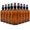 Youngever 15 Pack 3.5 Ounce Glass Pump Bottles, Empty Lotion Pump Bottles, Refillable Dispensor