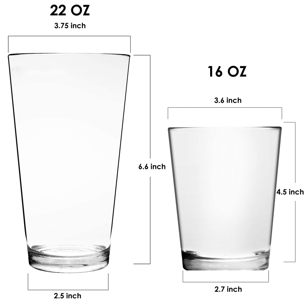 Youngever 8 Pcs Bistro Premium Quality Plastic Drinking Tumblers, Plastic Glasses, Reusable Plastic Cups, Unbreakable Glasses, Drinking Glasses
