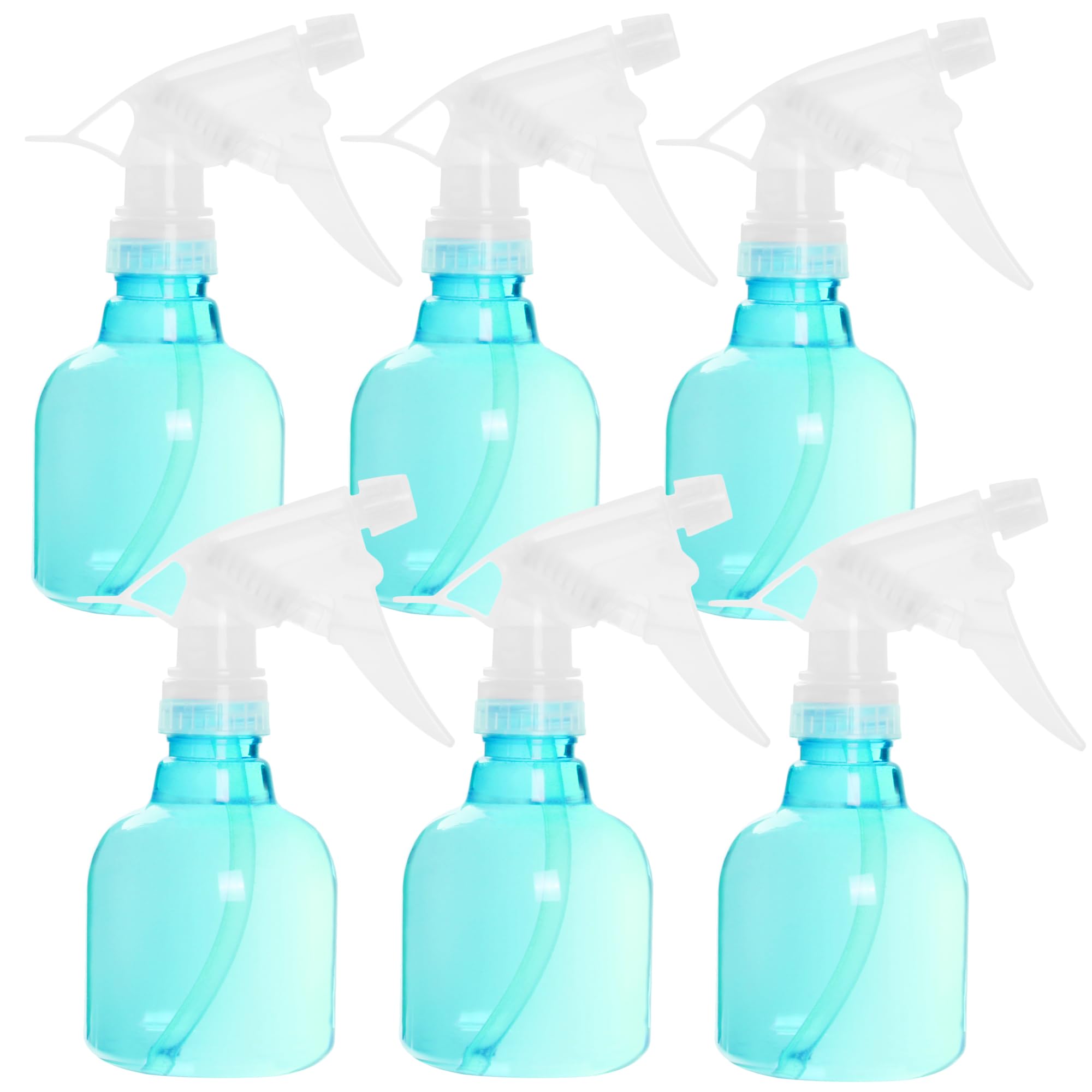Youngever 6 Pack 12 Ounce Empty Plastic Spray Bottles