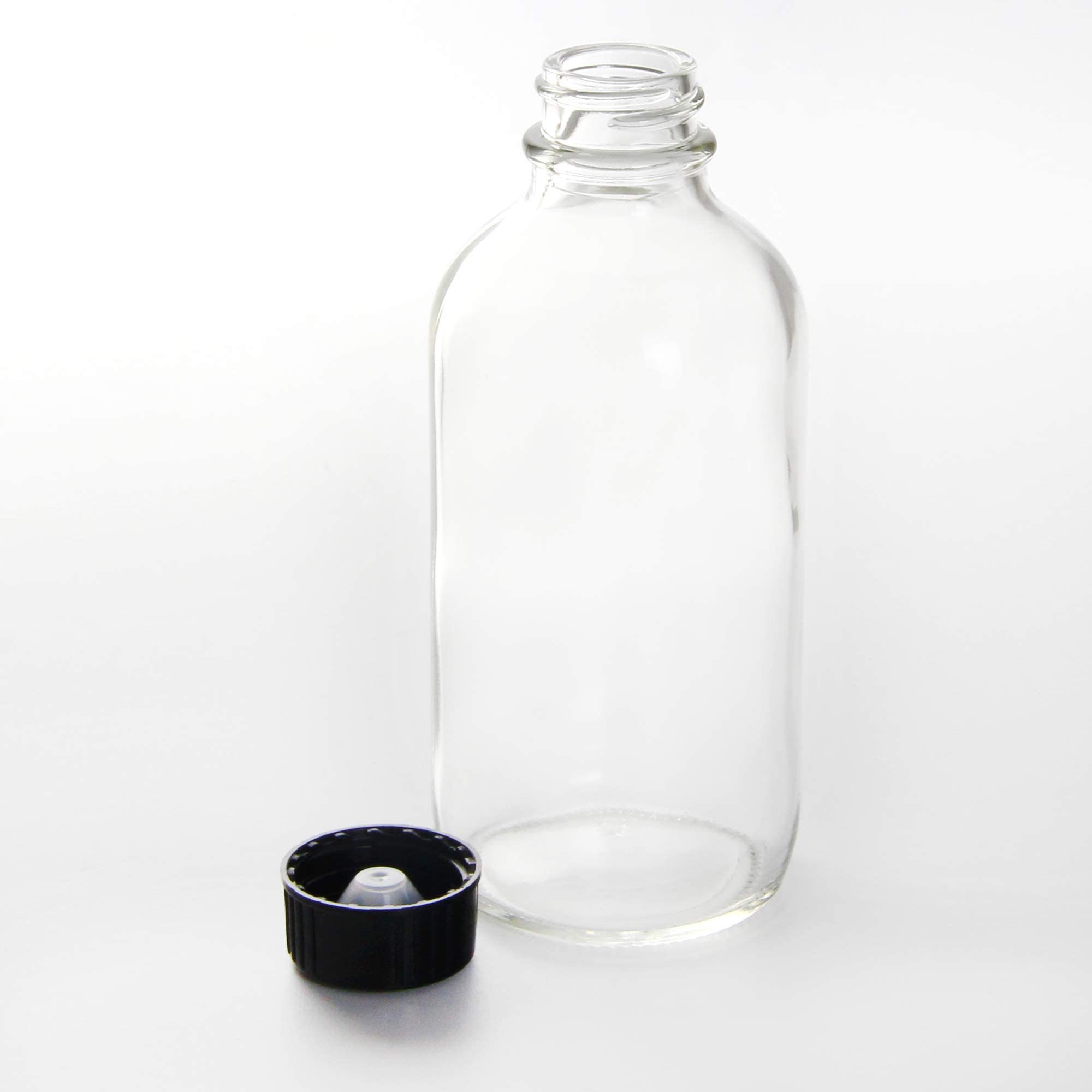 Youngever 16 Pack Empty Glass Bottles with Lids, Refillable Container for Essential Oils, Vanilla Extract and More