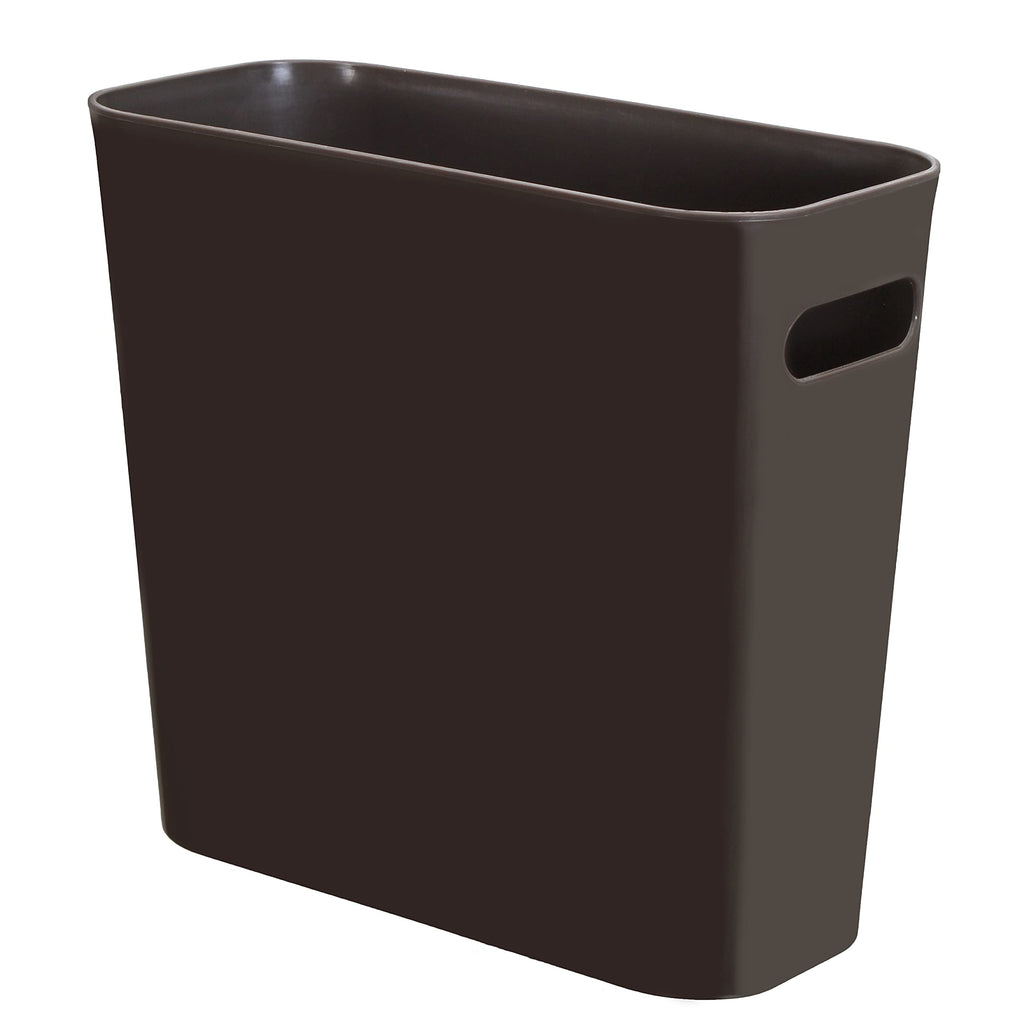 Youngever 1.5 Gallon Slim Trash Can, Re-usable 5.67L Plastic Garbage Container Bin, Small Trash Bin with Handles for Home Office, Living Room, Study Room, Kitchen, Bathroom