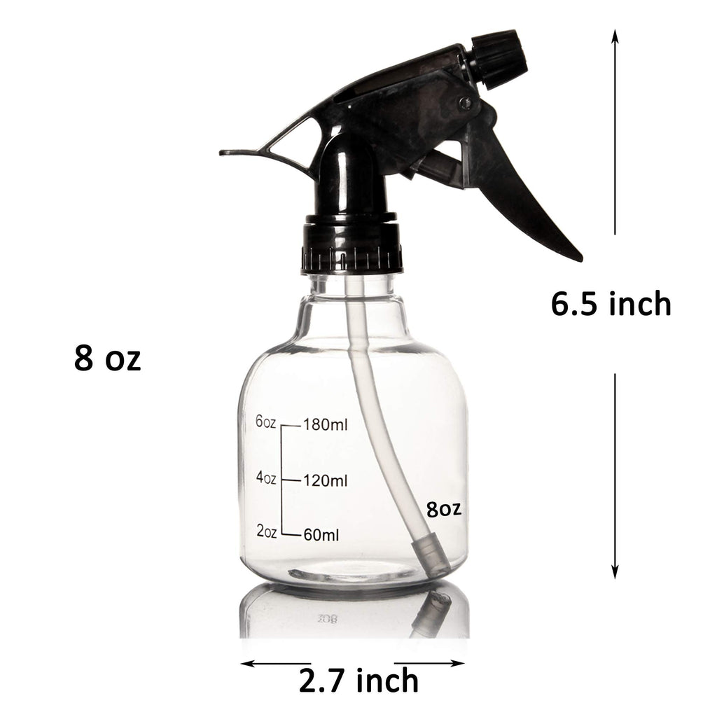 Youngever 12 Pack Empty Plastic Spray Bottles, Spray Bottles for Hair and Cleaning Solutions