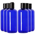 Youngever 10 Pack Plastic Empty Bottles with Disc Cap 8 Ounce, Refillable Cosmetic Bottles, Squeeze Containers for Shampoo, Liquid Body Soap, Lotion, Cream