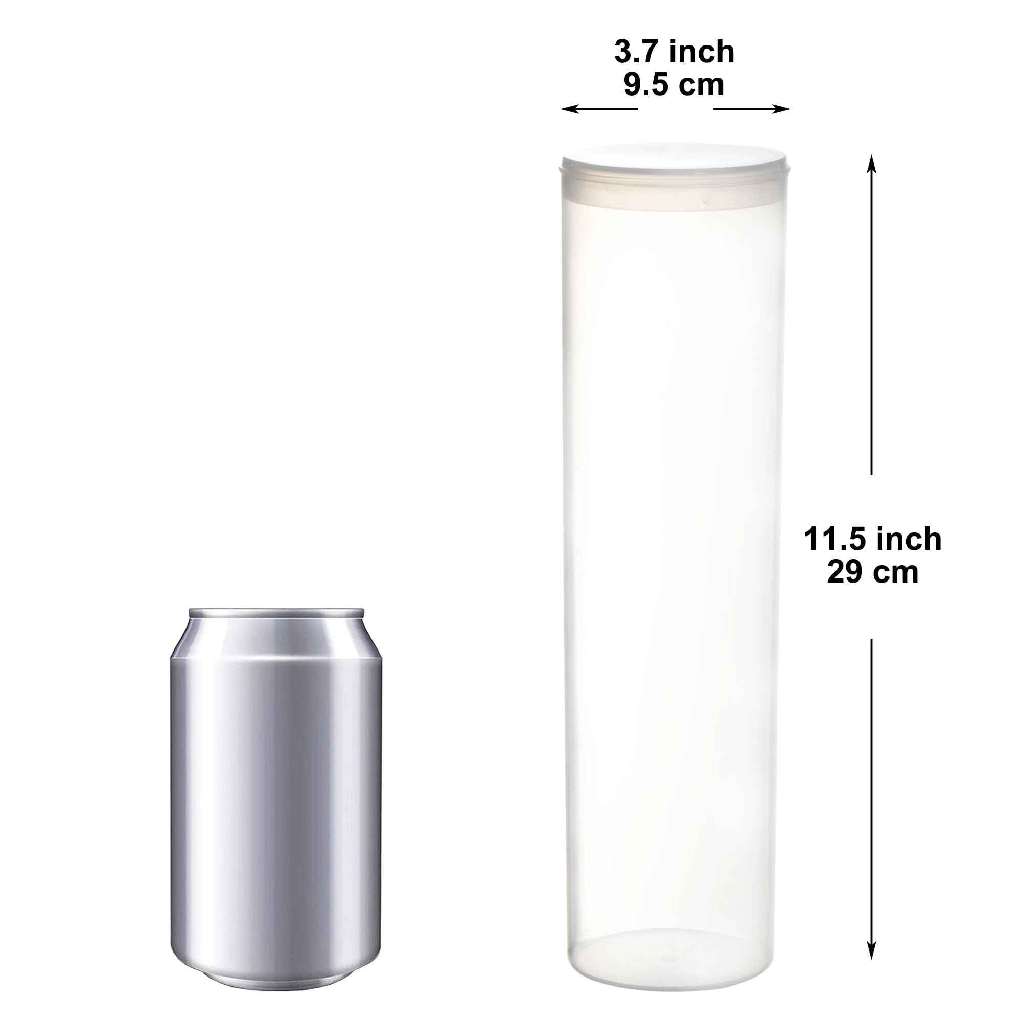 Youngever Plastic Spaghetti Container, Spaghetti Jar, 60OZ Pasta Container Storage With Lid, Food Storage For Noodles Beans Straws, Food Storage Container with Lid