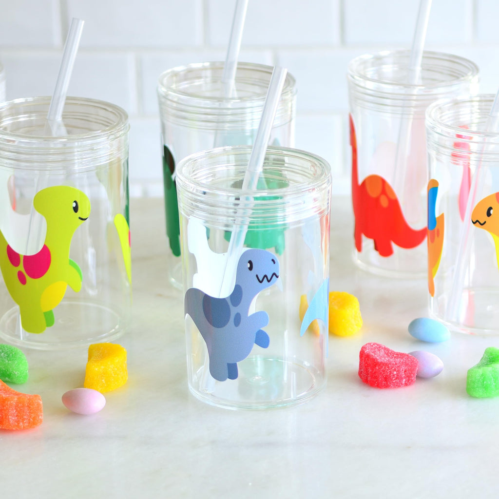 Youngever Tritan Kids Cup, Reusable 14 Ounce Tritan Water Cup with Lid and Straw, Unbreakable Kids Straw Cup