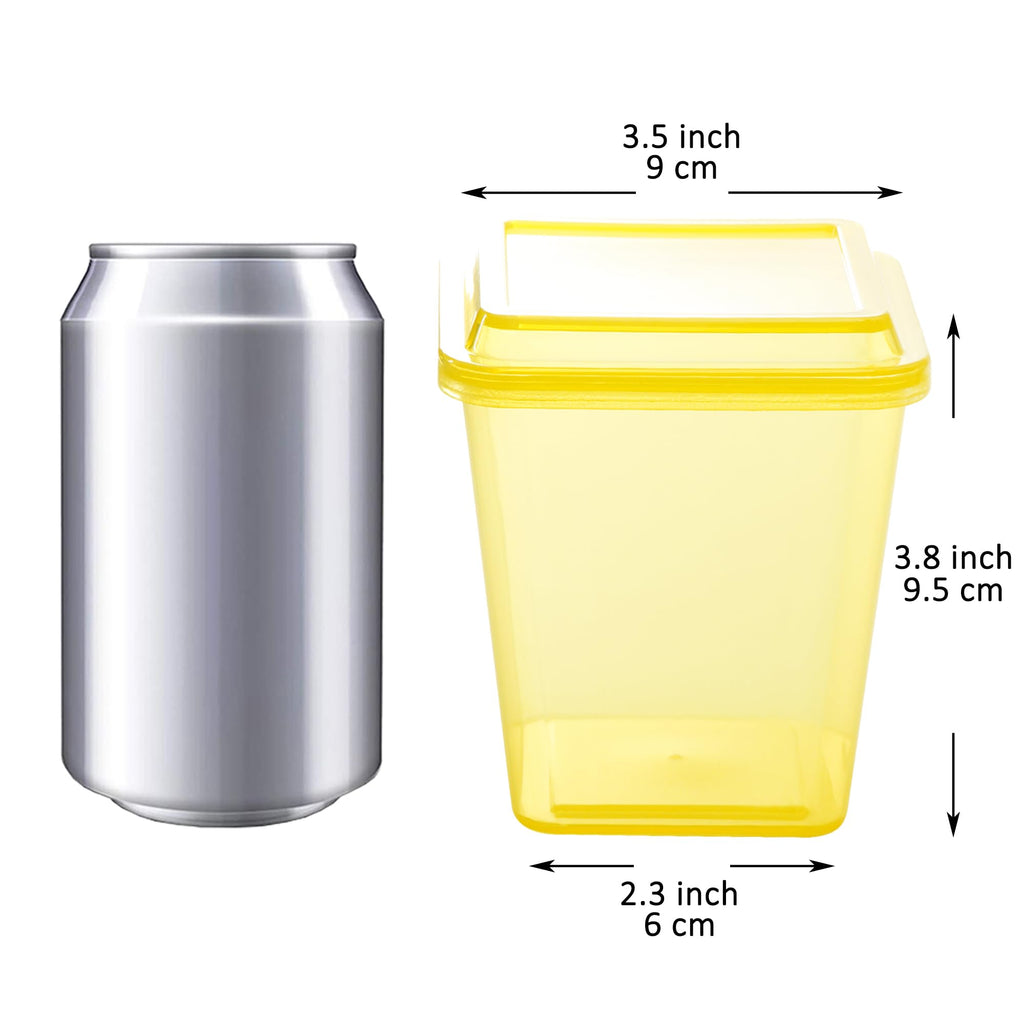 Youngever 7 Sets Plastic Parfait Cups, Reusable Plastic Dessert Cups with Lids and Inserts, Reusable Plastic Yogurt Cups with Inserts, Spill and Leak Proof