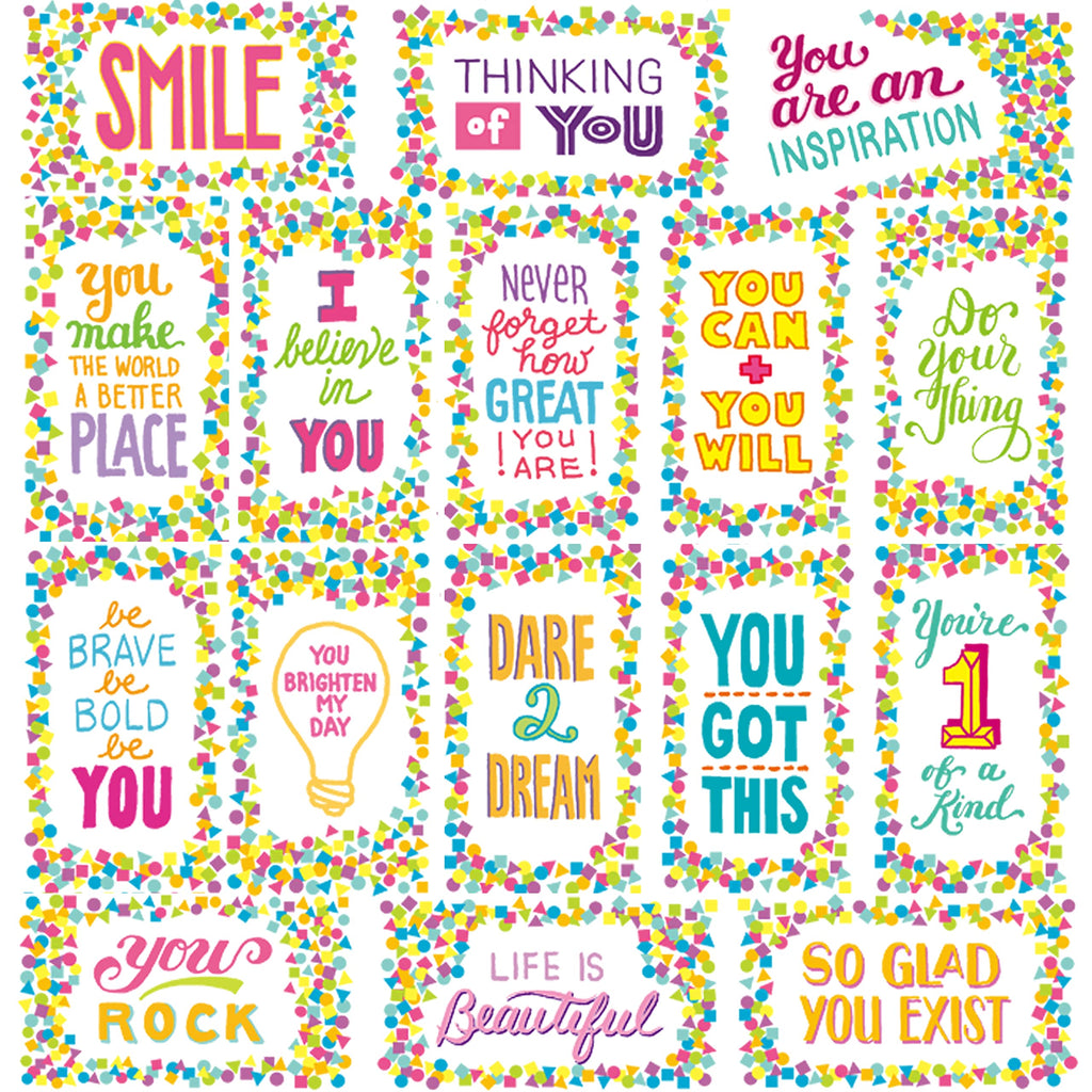 Youngever 300 Pack Motivational Quote Cards, 50 Unique Inspirational Designs Cards, Business Card Sized Encouragement Cards, Gifts for Employees, Thinking of You Gifts, Appreciation Cards