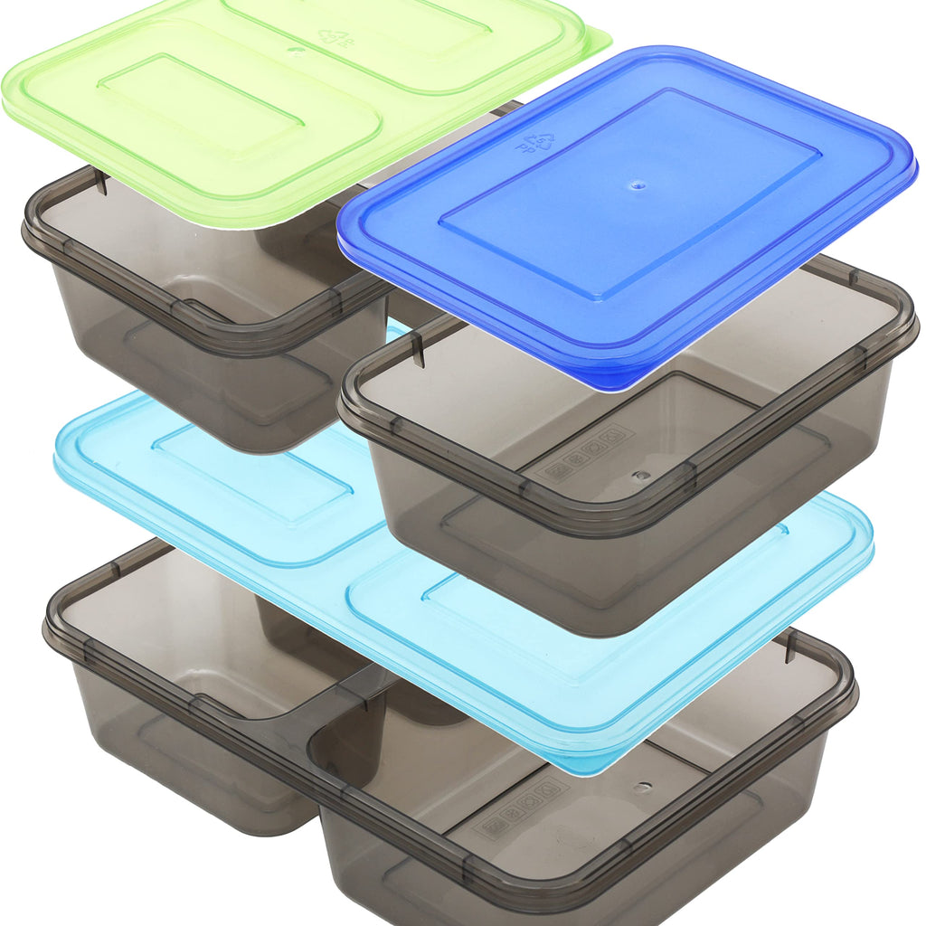 Youngever 9 Sets Bento Lunch Box, Meal Prep Containers, Reusable Plastic Food Storage Container Boxes