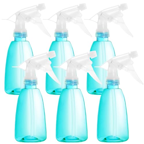 Youngever 6 Pack 12 Ounce Empty Plastic Spray Bottles, Spray Bottles for Hair and Cleaning Solutions