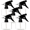 Youngever 5 Pack Empty Plastic Spray Bottles, Square Spray Bottles for Hair and Cleaning Solutions