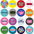 Youngever 3060 Motivational Stickers, Inspiring Planner Stickers, Motivational Encouragement Stickers for Teacher, School, Book, Notebook, Planner, Positive Stickers, 18 Unique Designs