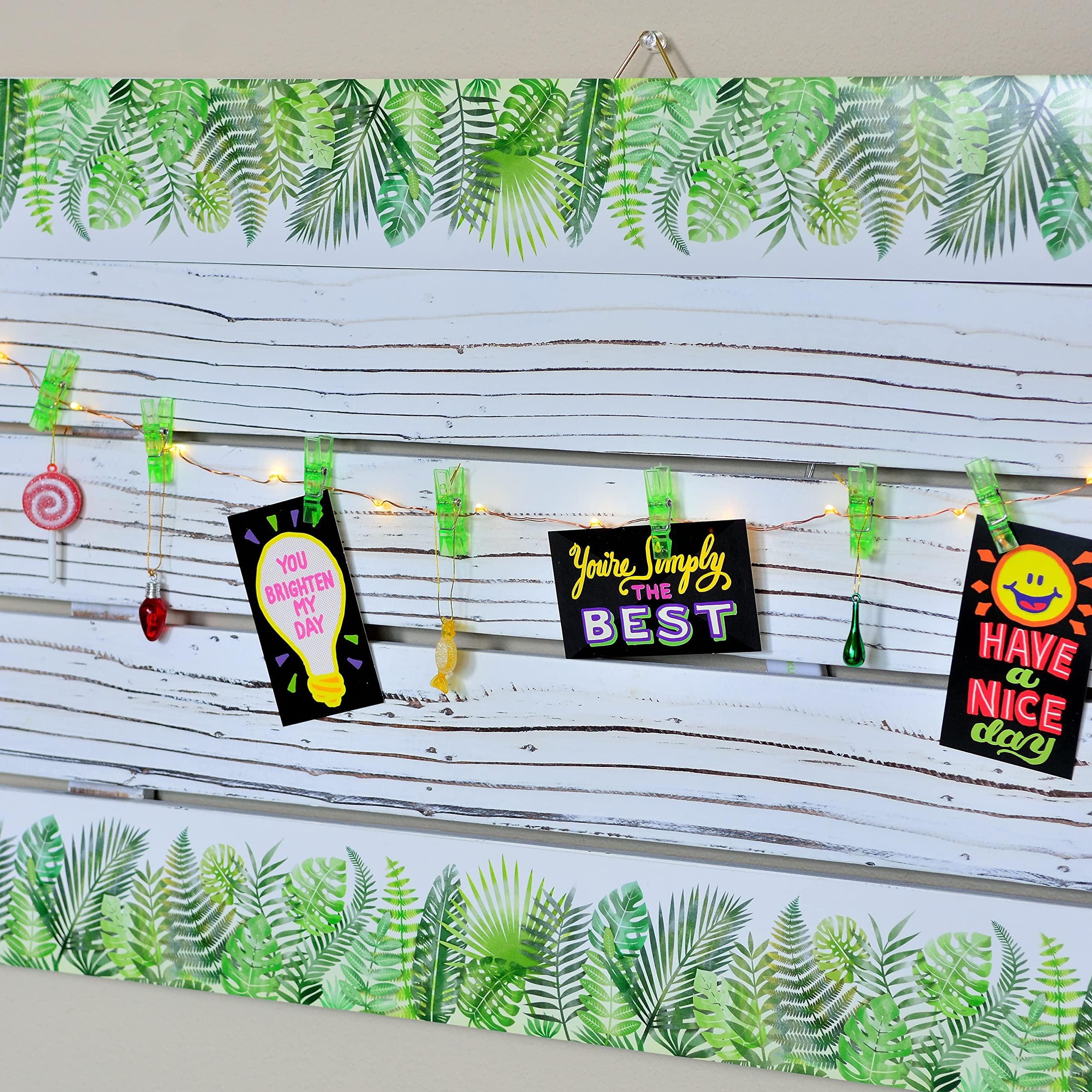 Youngever 52.5 ft Bulletin Board Borders for Classroom Decoration