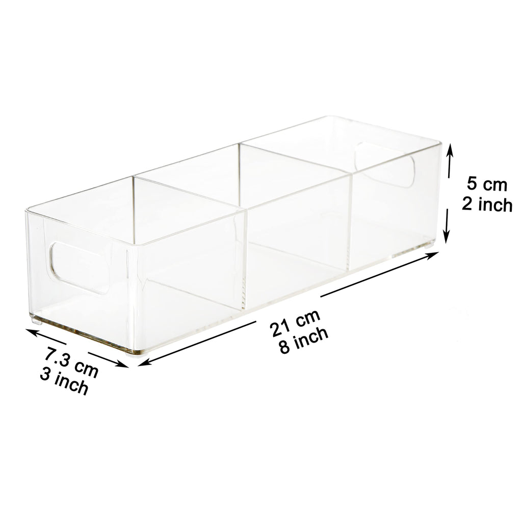 Youngever 2 Pack Plastic Tea Packet Organizers, Tea Bag Holder, Tea Bag Storage, 8.5" x 3" x 2"
