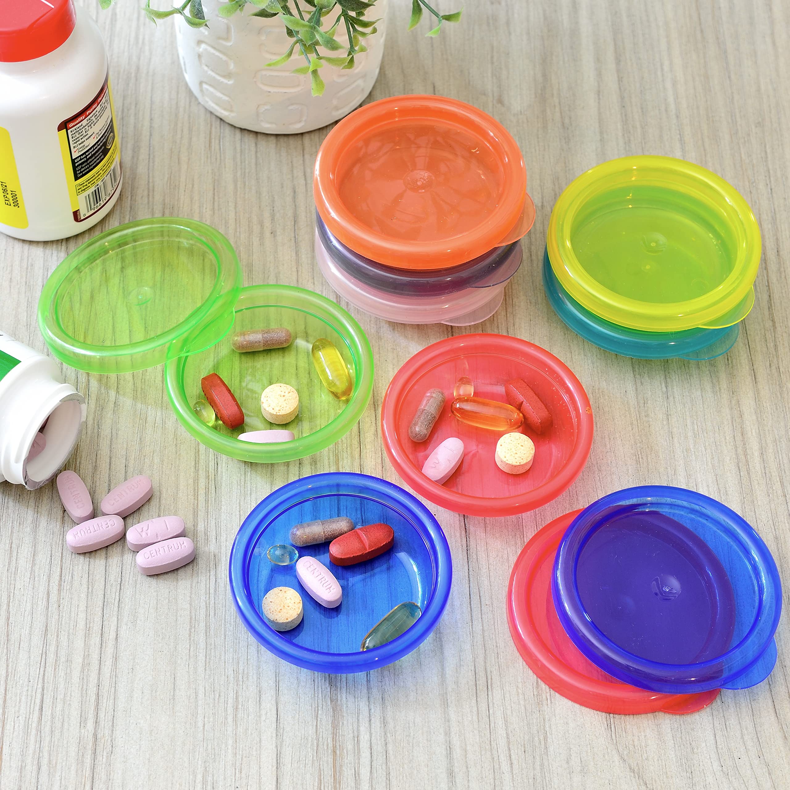 Youngever Large Pill Organizer, Pill Box, Pill Case, Pill Container, Travel Pill Organizer, Medicine Holder