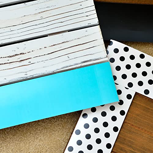 Youngever 52.5 ft Bulletin Board Borders Confetti Border for Classroom Decoration (Turquoise)