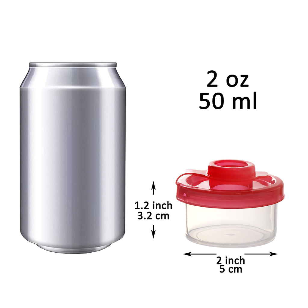 Youngever 3 Pack Plastic Salt and Pepper Shakers, Clear Salt and Pepper Containers with Lid, Plastic Spice Jar, Spice Dispenser