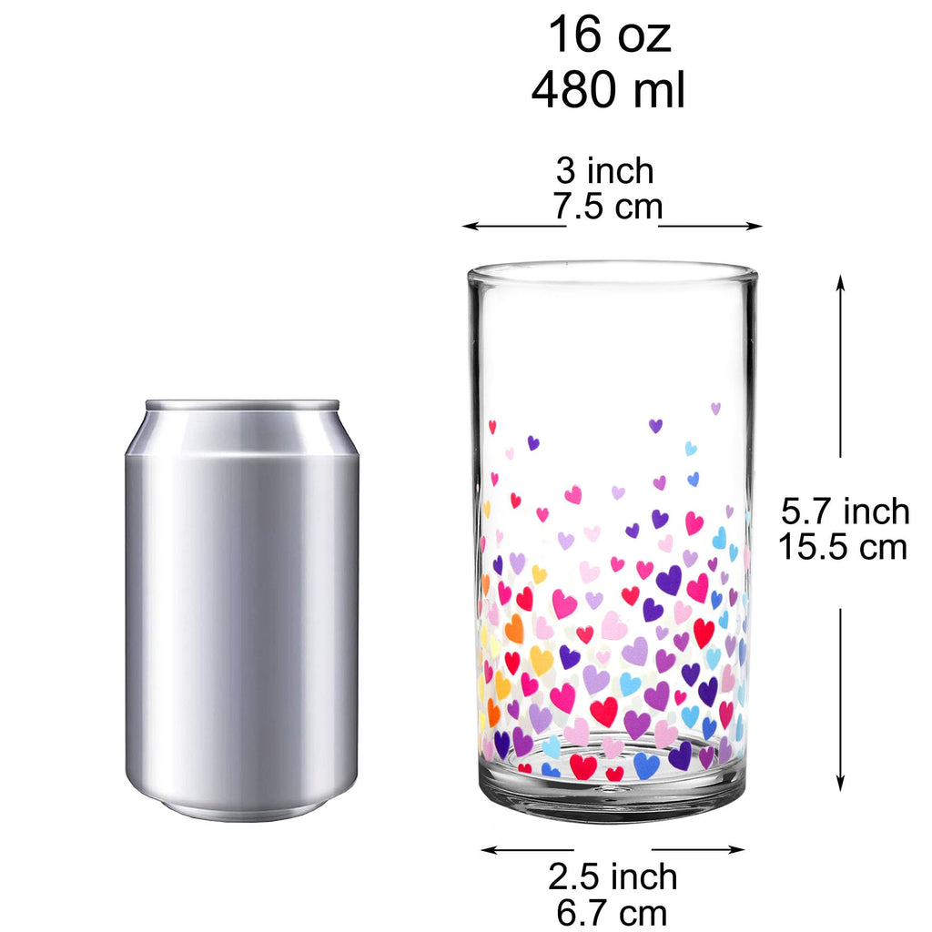 Youngever 4 Pack 16 Ounce Plastic Tumblers, Plastic Drinking Cups, Cafe Break-Resistant Drinking Glasses, Shatterproof Drinking Tumblers, Reusable | NO BPA | Top-rack Dishwasher Safe