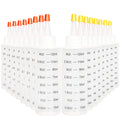Youngever Set of 16 Plastic Squeeze Condiment Bottles with Tip Cap, HDPE Squeeze Condiment Bottles for Crafts, Food Art, Glue, Henna