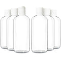 Youngever 6 Pack 16 Ounce Empty Squeeze Containers with Disc Cap, Plastic Bottles with Disc Top Flip Cap, Refillable Cosmetic Bottles, Squeeze Containers