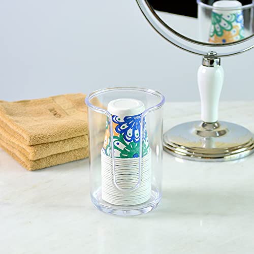 Youngever 2 Pack Plastic Disposable Paper Cup Dispenser, Plastic Dispenser Cup Holder