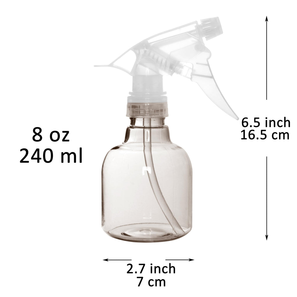 Youngever 6 Pack 8 Ounce Empty Plastic Spray Bottles