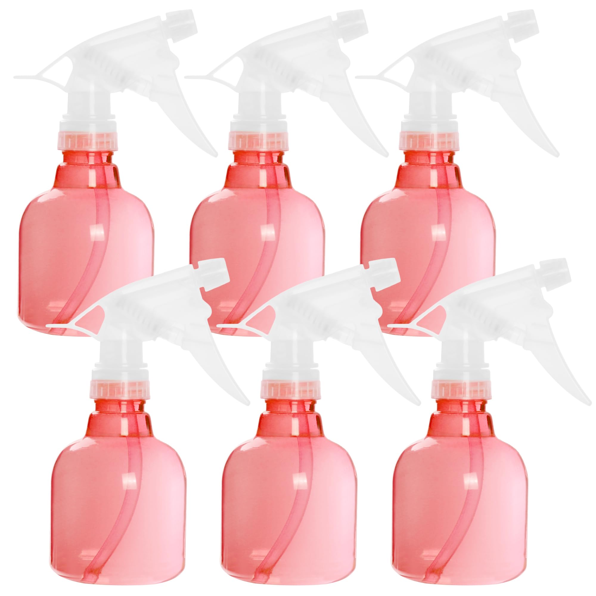 Youngever 6 Pack 12 Ounce Empty Plastic Spray Bottles