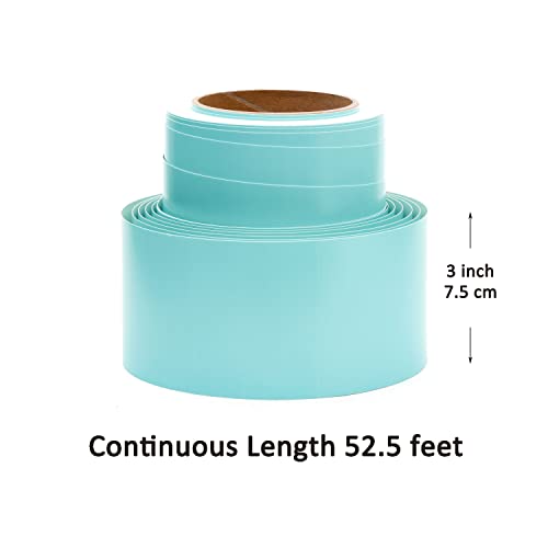 Youngever 52.5 ft Bulletin Board Borders Confetti Border for Classroom Decoration (Turquoise)