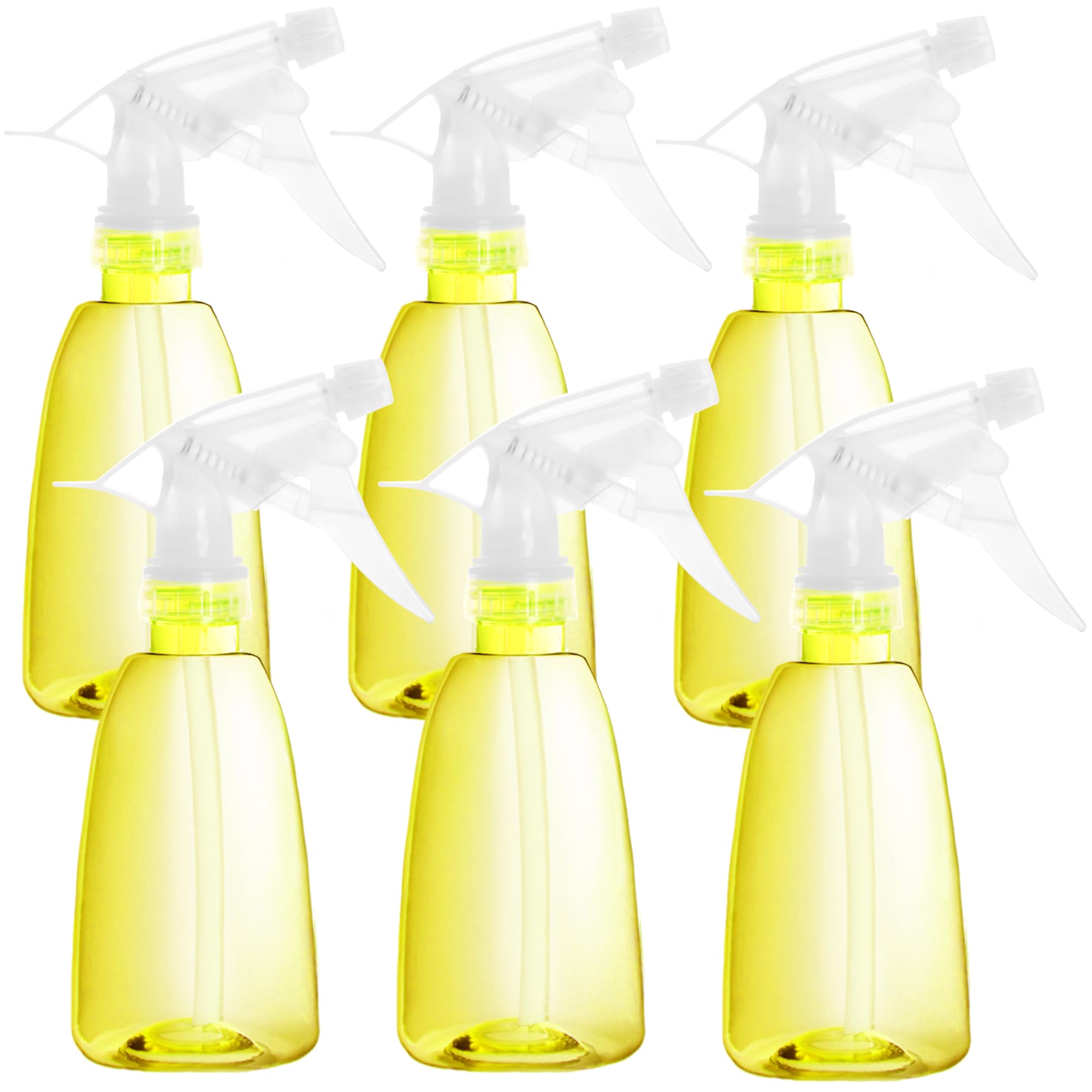 Youngever 6 Pack 12 Ounce Empty Plastic Spray Bottles, Spray Bottles for Hair and Cleaning Solutions