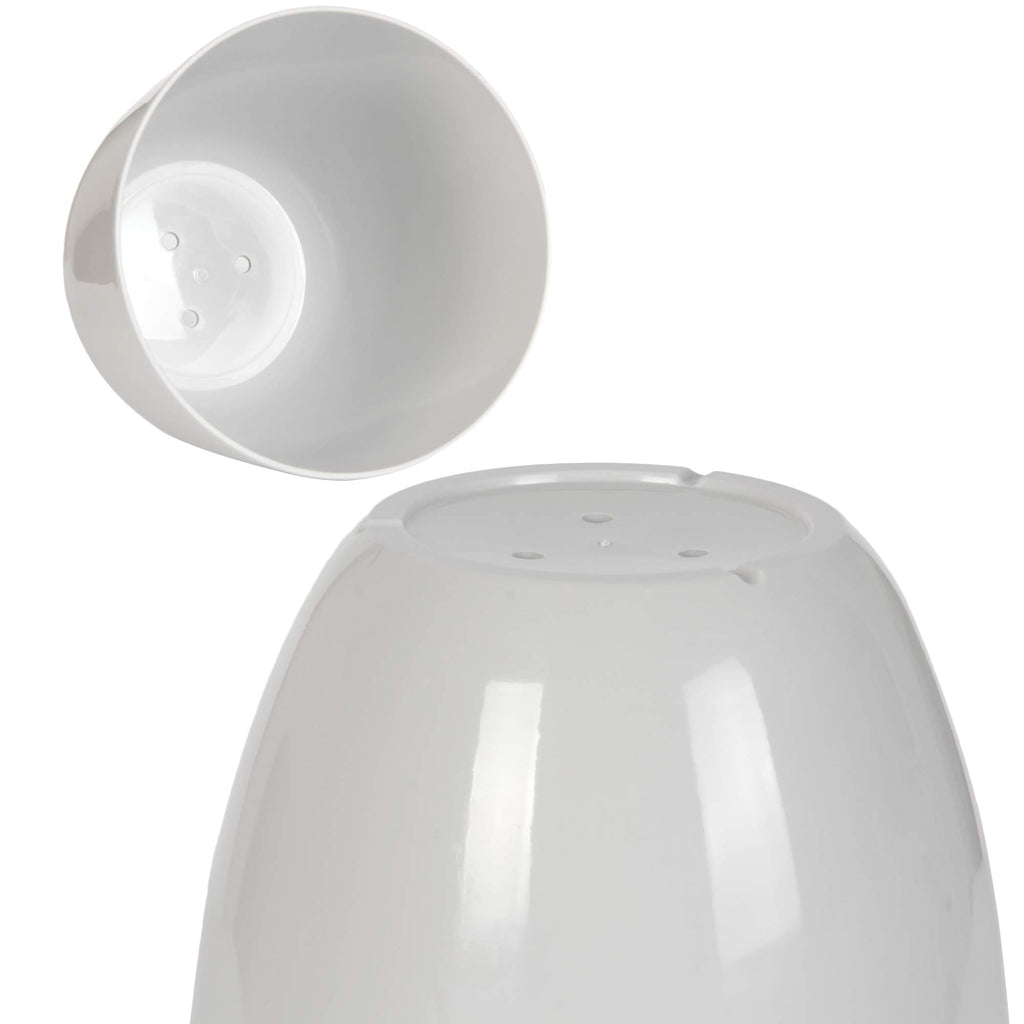 Youngever 10 Pack 3 Inch Mini Plastic Planters Indoor Flower Plant Pots, Grey Gardening Pot with Drainage for All House Plants, Flowers, Herbs, Succulents, NO Plant Included